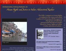 Tablet Screenshot of kashmirprocess.org